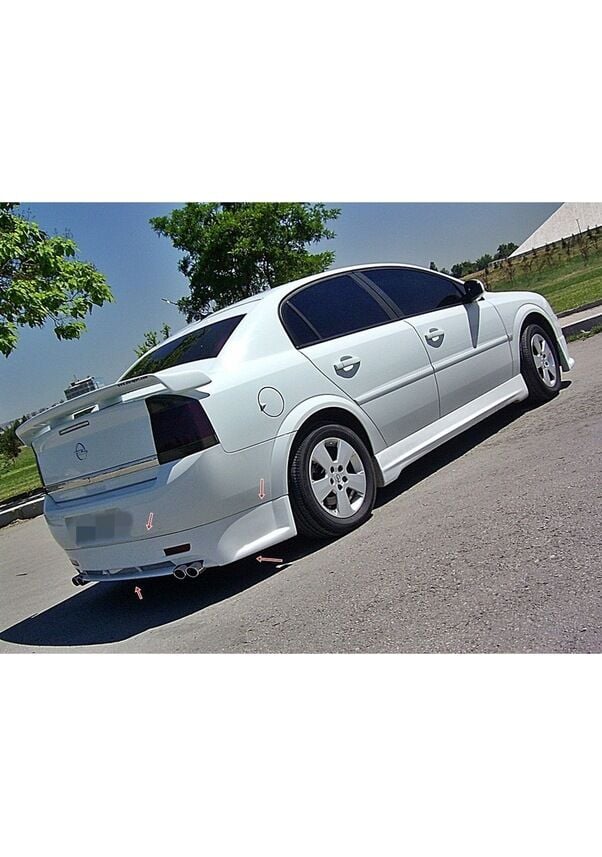 Opel Vectra C Uyumlu Yedek Parça Telli Arka Tampon Eki