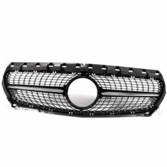 Mercedes W117 2013-2015 Uyumlu Yedek Parça CLA Diamond Panjur Siyah
