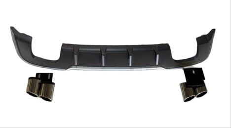 Audi A3 S3 2017+  Uyumlu Yedek Parça HB Difüzör Egzoz Seti