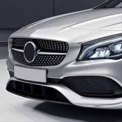 Mercedes W117 2016-2018 Uyumlu Yedek Parça CLA Diamond Panjur Gri