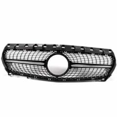 Mercedes W117 2016-2018 Uyumlu Yedek Parça CLA Diamond Panjur Siyah