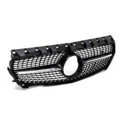 Mercedes W117 2016-2018 Uyumlu Yedek Parça CLA Diamond Panjur Siyah