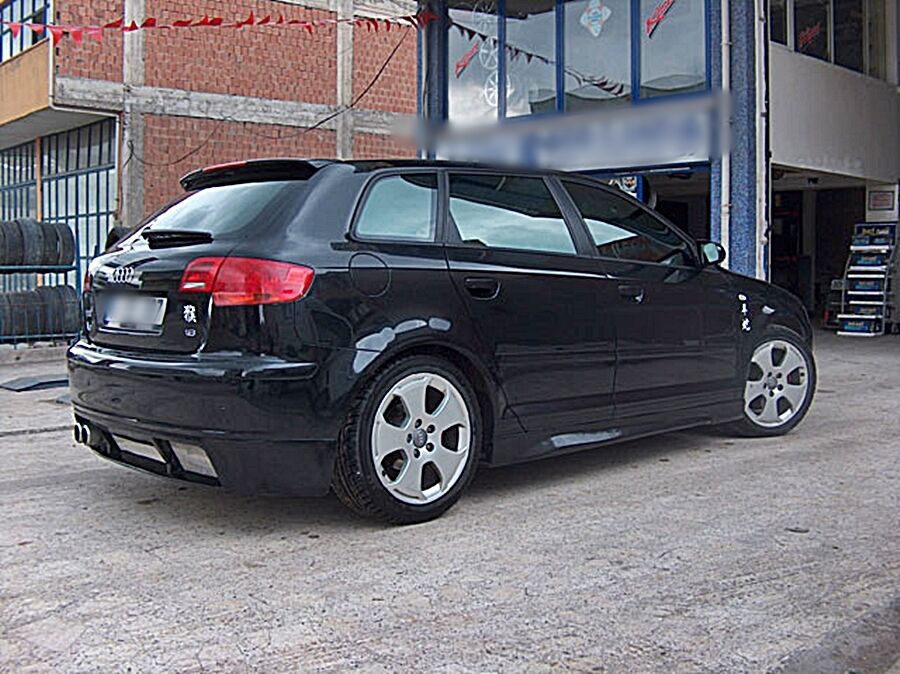Audi A3 Uyumlu Yedek Parça Arka Tampon Eki