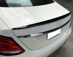 Mercedes Benz W213 E Serisi Uyumlu Yedek Parça Düz Spoiler Piano Black