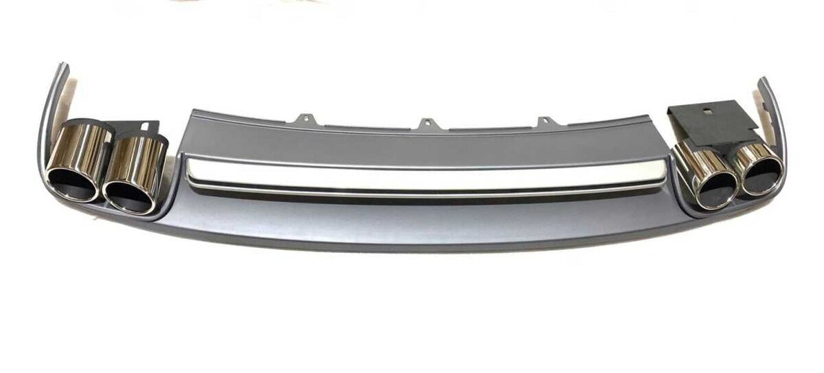 Audi A4 S4 2012-2015  Uyumlu Yedek Parça Difüzör Egzoz Seti [Normal Tampon İçin]