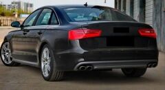 Audi A6 S6 2012-2015  Uyumlu Yedek Parça Difüzör Standart Tampon Uyumlu