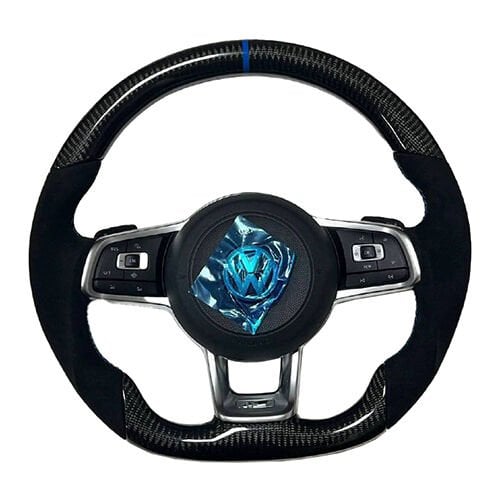 Volkswagen Golf 7.5 R F1 Uyumlu Yedek Parça  Vitesli Carbon Alcantara Direksiyon