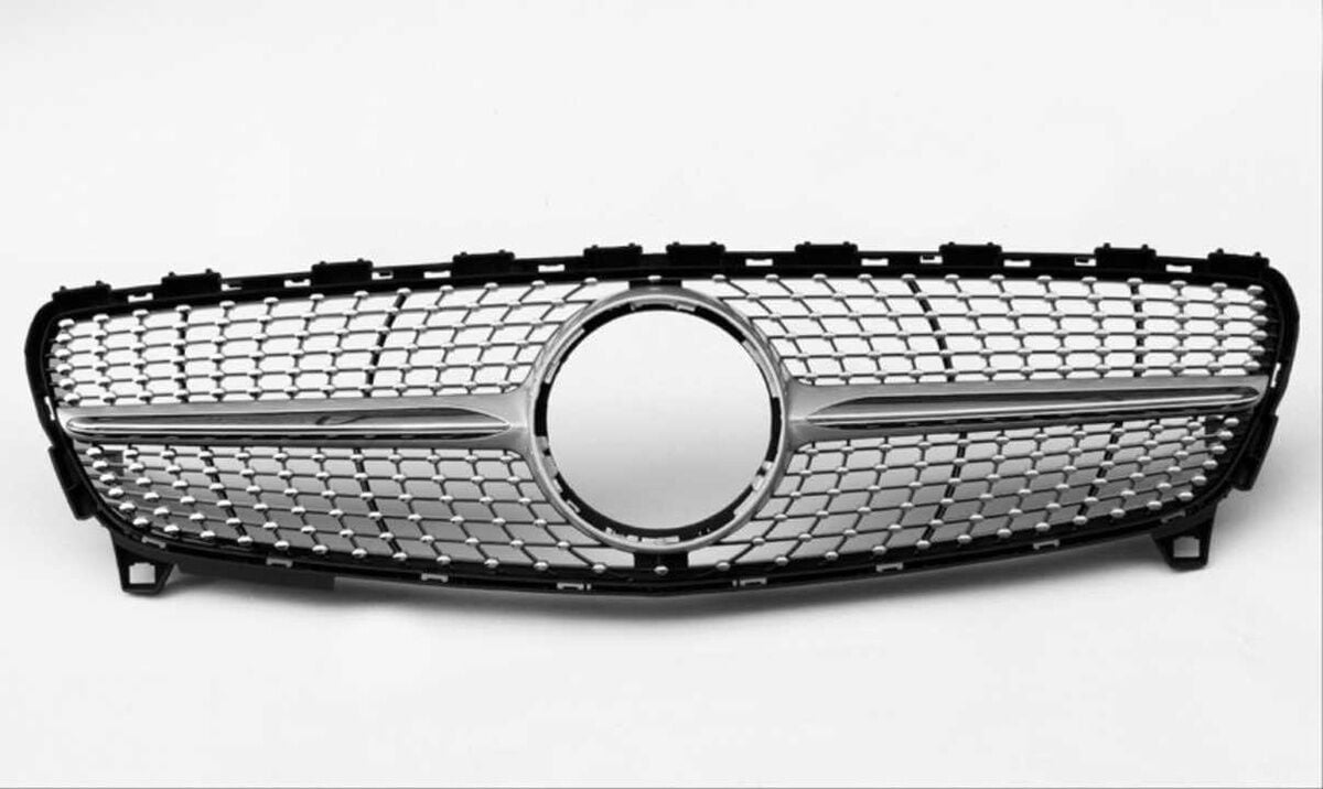 Mercedes W176 2016-2018 Uyumlu Yedek Parça Diamond Panjur Gri