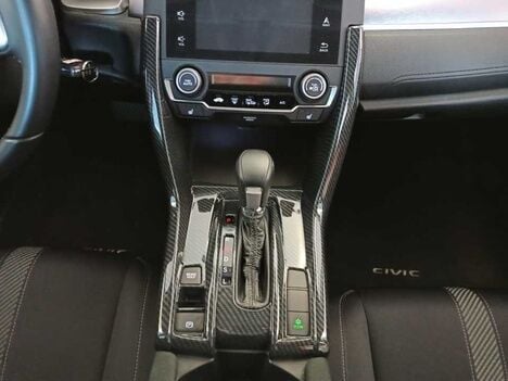 Honda Civic Fc5 Uyumlu Yedek Parça 2016-2020 Yeni Stil Vites Konsol Full Kaplama Karbon