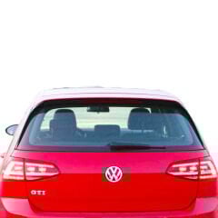 Volkswagen Golf 7 2012-2019 Uyumlu Yedek Parça 4 Parça GTI-R Spoiler(Plastik)