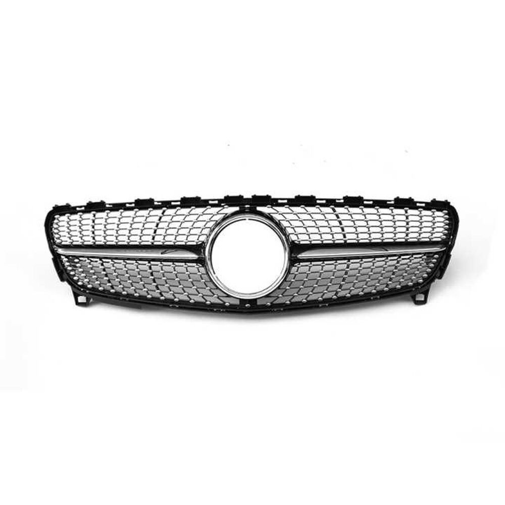 Mercedes W176 2016-2018 Uyumlu Yedek Parça Diamond Panjur Siyah