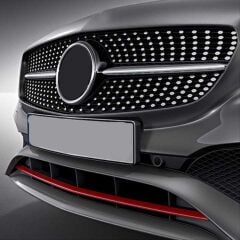 Mercedes W176 2016-2018 Uyumlu Yedek Parça Diamond Panjur Siyah