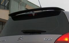 Citroen C2 Uyumlu Yedek Parça  Spoiler Boyasız Fiber