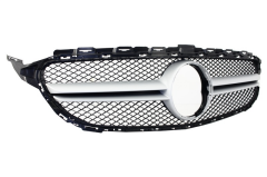 Mercedes C-Class Uyumlu Yedek Parça W205 İçin Uyumlu 2014-2018 C63 Dizayn Gri Panjur