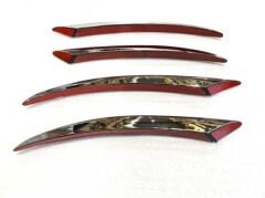 Mercedes W205 2015-2018 Uyumlu Yedek Parça Sis Kaşı 4 Parça (krom)