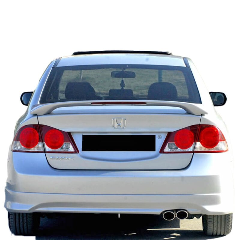 Honda Fd6 Uyumlu Yedek Parça Işıklı Spoiler Boyasız Fiber