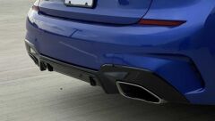 Bmw G20 2019+ Uyumlu Yedek Parça Difüzör ve Krom Egzoz Seti M-Sport