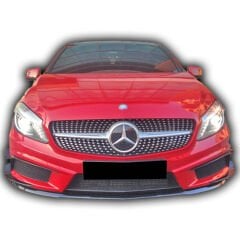 Mercedes W176 A-Serisi Uyumlu Yedek Parça 6 Parça Ön Tampon Kaşları Boyalı