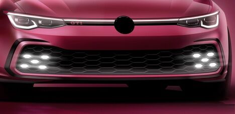 Volkswagen Golf 8 Gti Uyumlu Yedek Parça Ledli Panjur