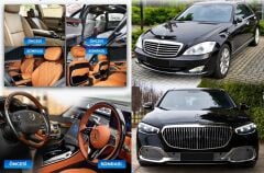 Mercedes W221 İçin W223 S350 İç Dış Full Facelift Dönüşüm Kiti