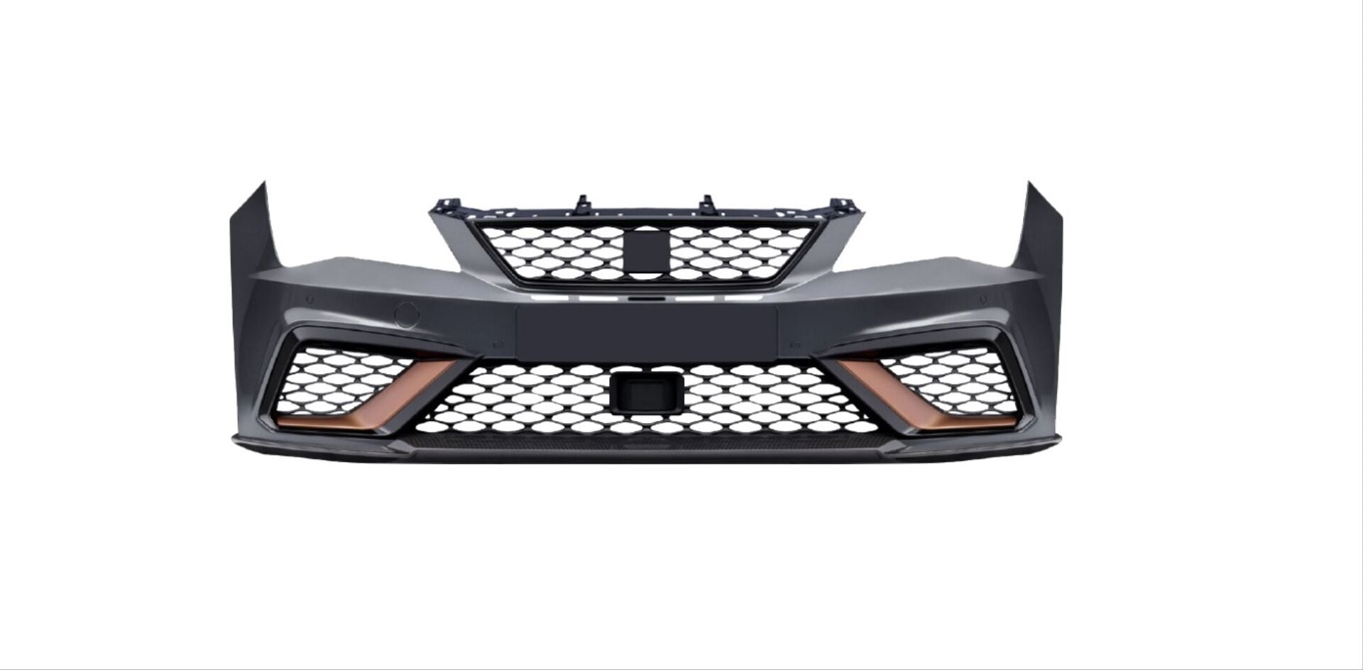 Seat Leon 2016-2019 Uyumlu Cupra Ön Tampon Seti