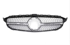 Mercedes W205 2019+ Uyumlu Yedek Parça Diamond Panjur Gri