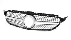 Mercedes W205 2019+ Uyumlu Yedek Parça Diamond Panjur Gri