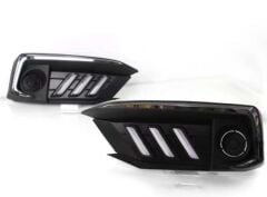 Honda Civic Uyumlu Yedek Parça FC5 2019+ İçin Uyumlu Makyajlı Kasa 3 Çizgi Ön Sis Ledi Hareketsiz