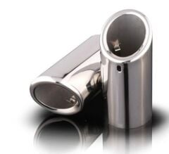 Universal Paslanmaz Krom Egzoz Ucu 80mm ZQ3