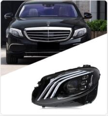 Mercedes Uyumlu Yedek Parça W213 E Serisi 2016+ İçin Maybach Görünüm Led Far