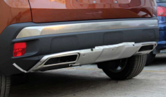 Peugeot 3008 2016+Uyumlu Yedek Parça  Arka Tampon Kaplaması Krom