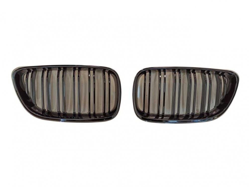 Bmw F22 2014-2017 Uyumlu Yedek Parça M2 Çift Çizgi Böbrek Panjur Piano Black