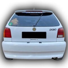 Volkswagen Polo 1994 - 1999 Uyumlu Yedek Parça Işıklı Spoiler Boyasız