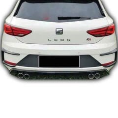 Seat Leon Uyumlu Yedek Parça Arka Tampon Kaşı Boyasız Fiber
