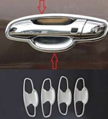 Kıa Sportage Uyumlu 2015+ Dış Kapı Kolu İç Kaplama Abs Krom