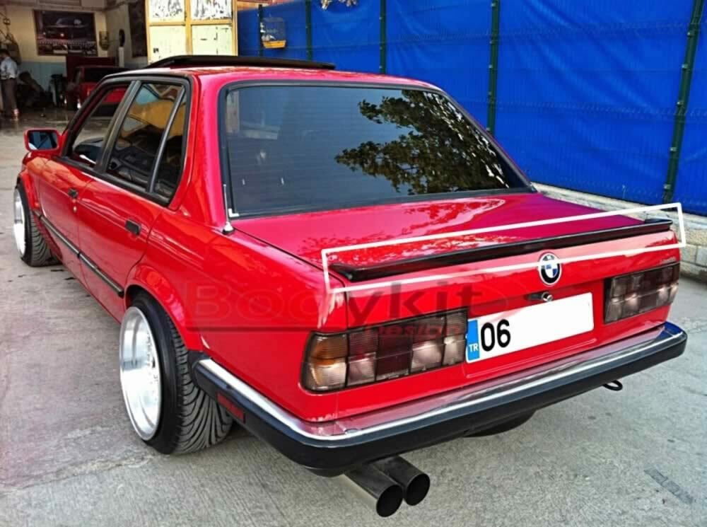 Bmw E30 Uyumlu Yedek Parça İnce Spoiler