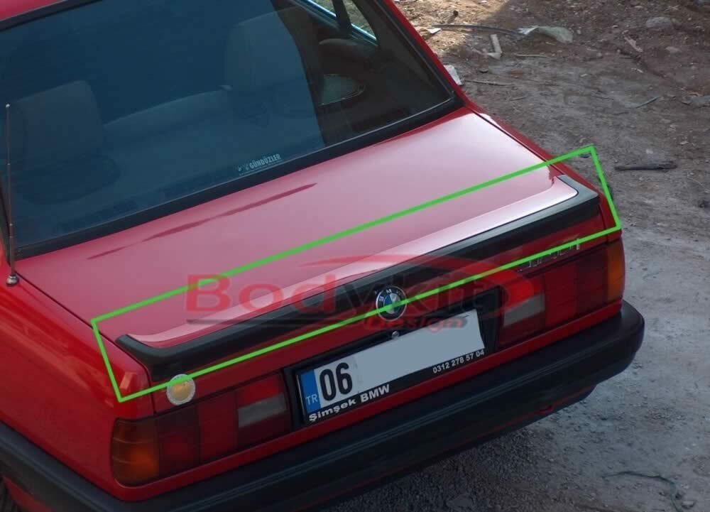 Bmw E30 Uyumlu Yedek Parça Çift Renk M Model Spoiler
