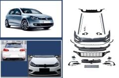 Volkswagen Golf 6 modelleri için Golf 7.5 facelift dönüşüm body kit