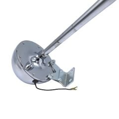 Krom Tek Boru Elektrikli 12V Korna