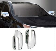 Kıa Sorento Uyumlu 2010-2013 Ayna Kapağı  Abs Krom