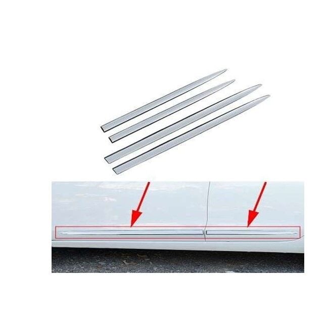 Ford Focus  Uyumlu Yedek Parça Sedan 2011-2018 Yan Kapı Çıtası Krom