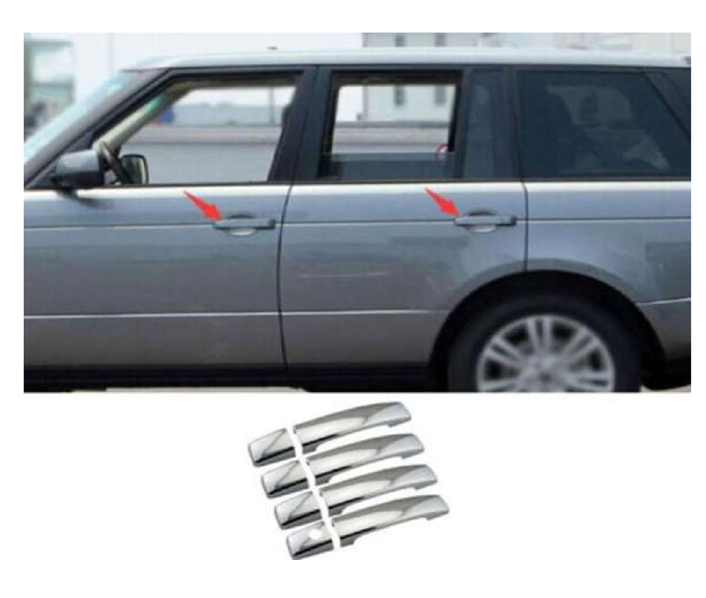 Land Rover Range Rover Sport 2013+ Uyumlu Yedek Parça Kapı Kolu ABS Krom Parça