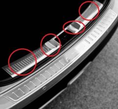 Kia Sportage Uyumlu Yedek Parça 2010-2014 Arkan Bagaj Eşiği Paslanmaz Çelik Krom