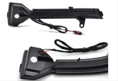 Bmw 5 Serisi F10 Uyumlu Yedek Parça Dinamik Led Ayna Sinyali Mavi Selamlama