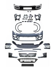 Tiguan 2016-2021 İçin Uyumlu R-Line Body Kit (Ön Tampon, Panjur, Difüzör, Spoiler)
