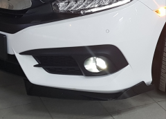 Civic Fc5 2016-2020 İçin Uyumlu Çıkıntılı Ön Flap Piano Black Dizayn B