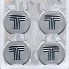 OzTofaş Uyumlu Yedek Parça Gri Alüminyum Yapıştırma Jant Göbeği 4Lü 60mm