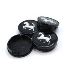 Ferrari Siyah Jant Göbeği