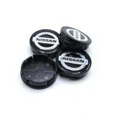 Nissan Uyumlu Yedek Parça Geçmeli Siyah gri 55/58 mm Jant Göbeği