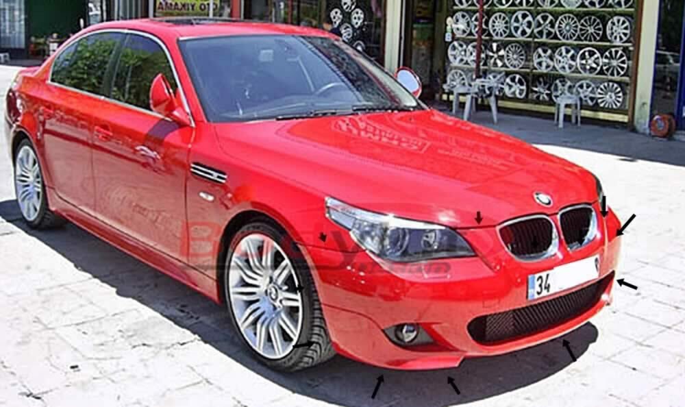 Bmw E60 Uyumlu Yedek Parça M Ön Tampon Ve Sis Kapakları